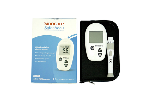 8ストリップおよびRemoceable電池が付いている第2 LCDデジタル表示装置の血ブドウ糖 メートル