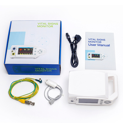TFT医学の多変数獣医のモニターの忍耐強いモニター携帯用SpO2 ECG
